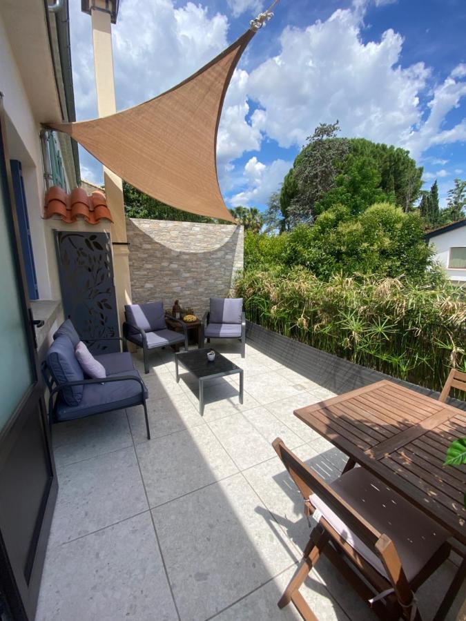 L'Esplanade, Appartement En Centre-Ville Au Calme Puisserguier Exterior photo